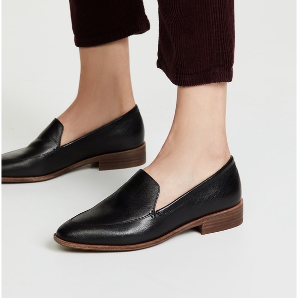 Madewell Shoes - NWOT MADEWELL Frances Loafer Black Leather 5.5